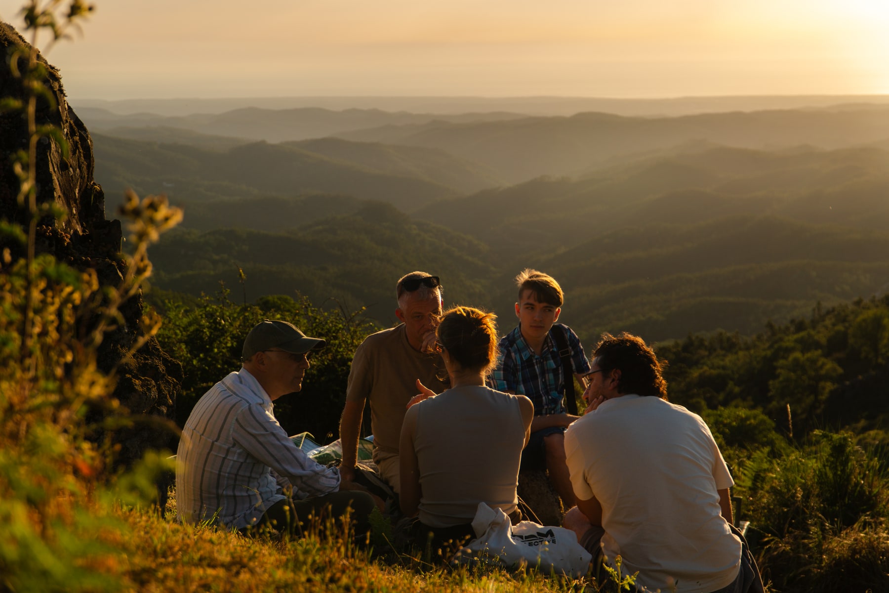 Picnic on the mountain above Monchique.